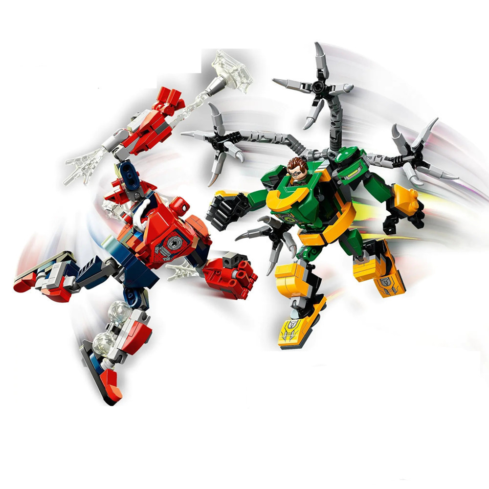 Model Kit Vs Action Figure - ซูเปอร์ฮีโร่ สไปเดอร์แมน VS ด็อกเตอร์ อ็อกโทปุส เมค