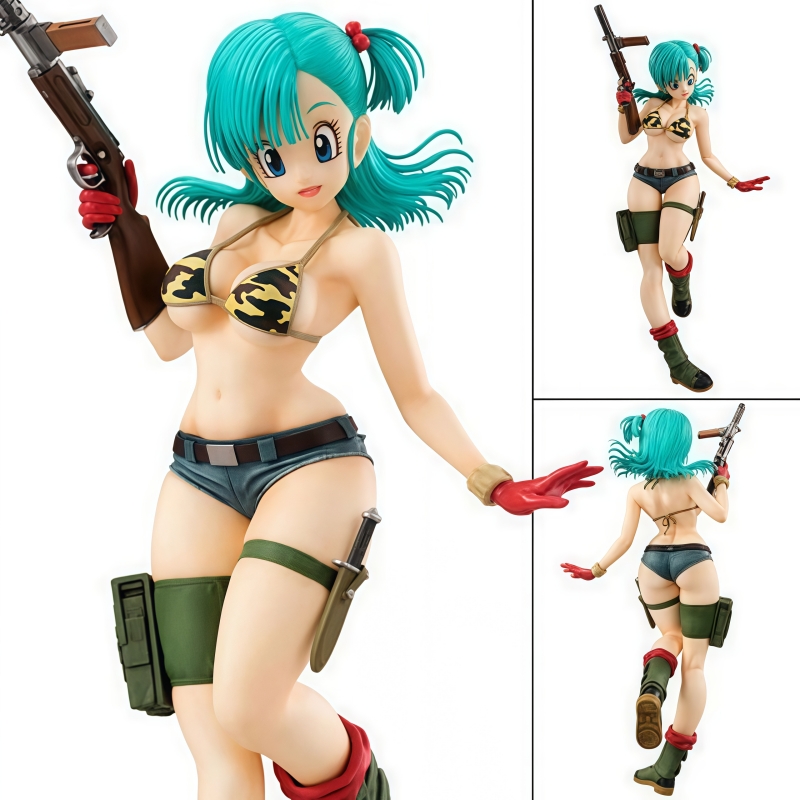 Model Kit Dragon Ball - ดราก้อนบอล Z ตุ๊กตาอนิเมะ บูลม่า ฟิกเกอร์ โมเดลตุ๊กตา