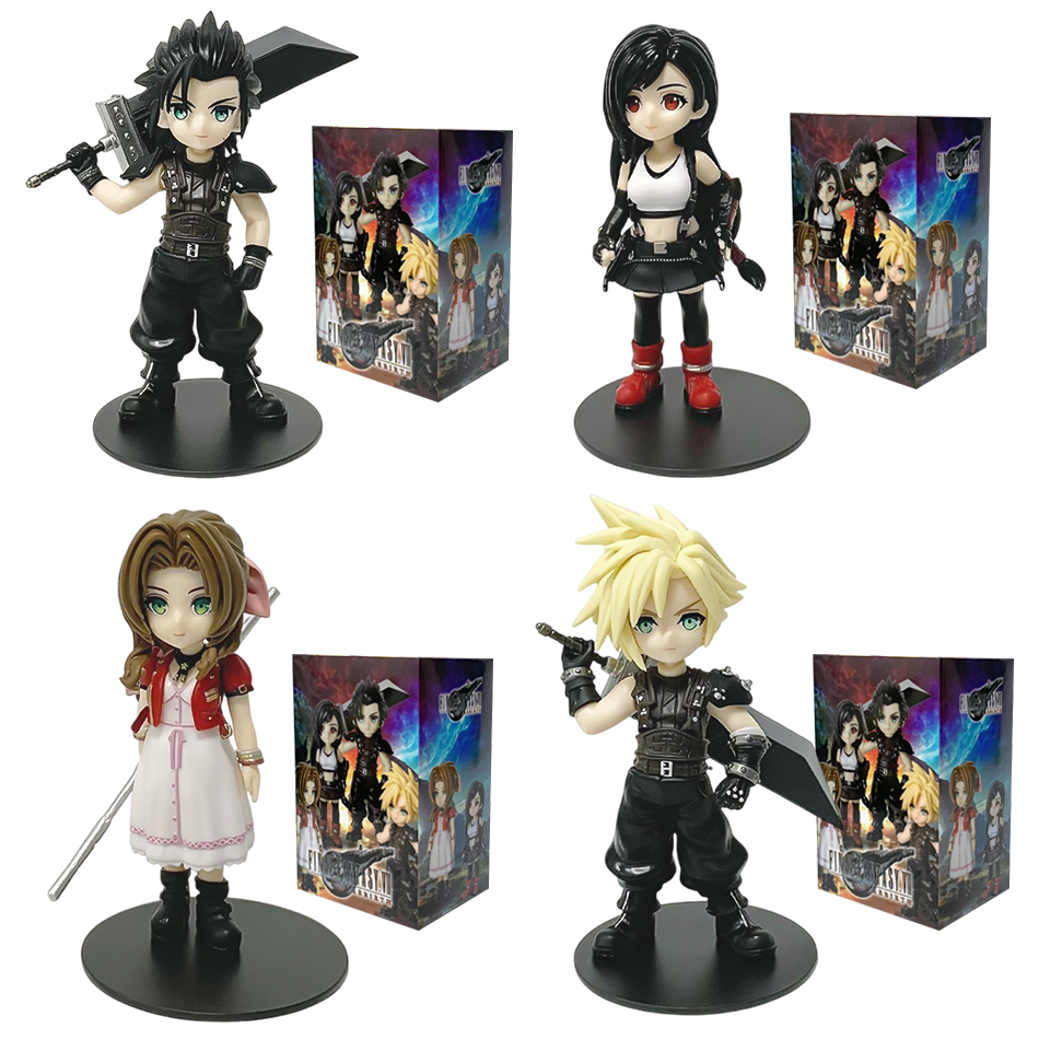 Model Kit Final Fantasy - อะนิเมะ 11-12 ซม.คลาวด์ สไตรฟ์ ทีฟา ล็อคฮาร์ต