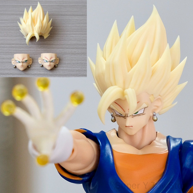 Model Kit Dragon Ball - ฟิกเกอร์ผมเวจิโตะจากดราก้อนบอล Z ใหม่ ปรับแต่งให้เข้ากับชุดอุปกรณ์เสริม Bandai Shf2.0