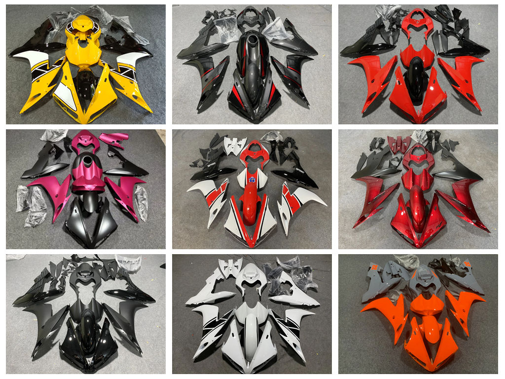Model Kit Yamaha R1 - ชุดแผงบังลม ABS ใหม่ 4 ชิ้น -