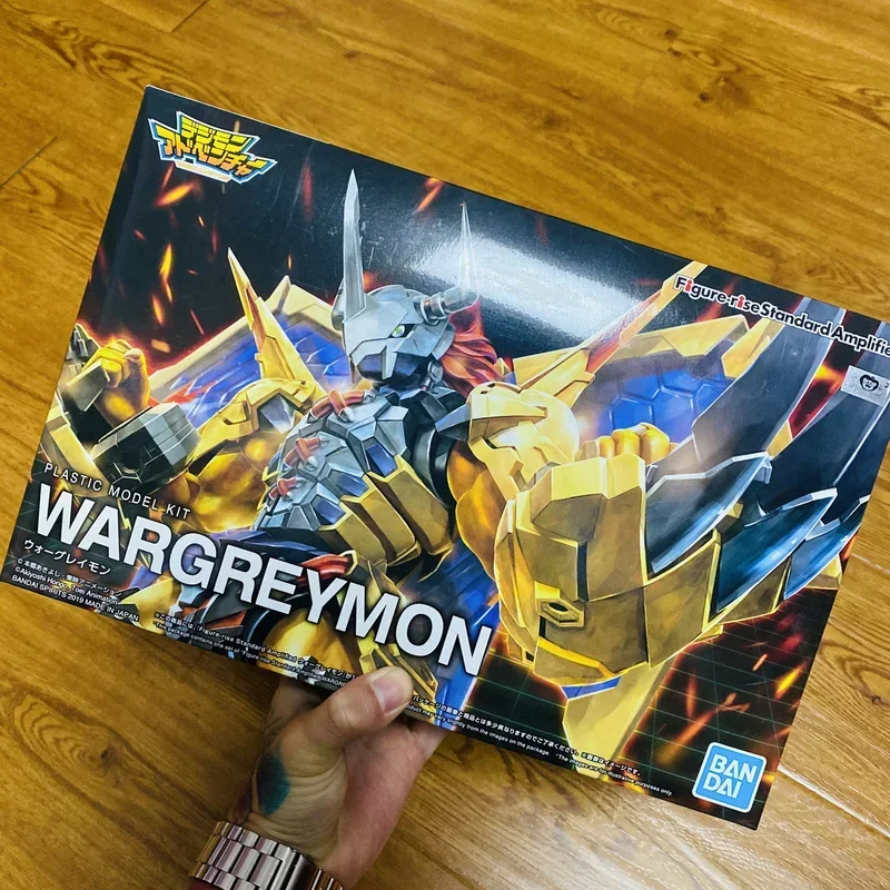 Model Kit Medabots - Bandai มอนสเตอร์ดิจิตอลประกอบ Wargreymon 20 ซม.ของเล่นรูปปั้น Action