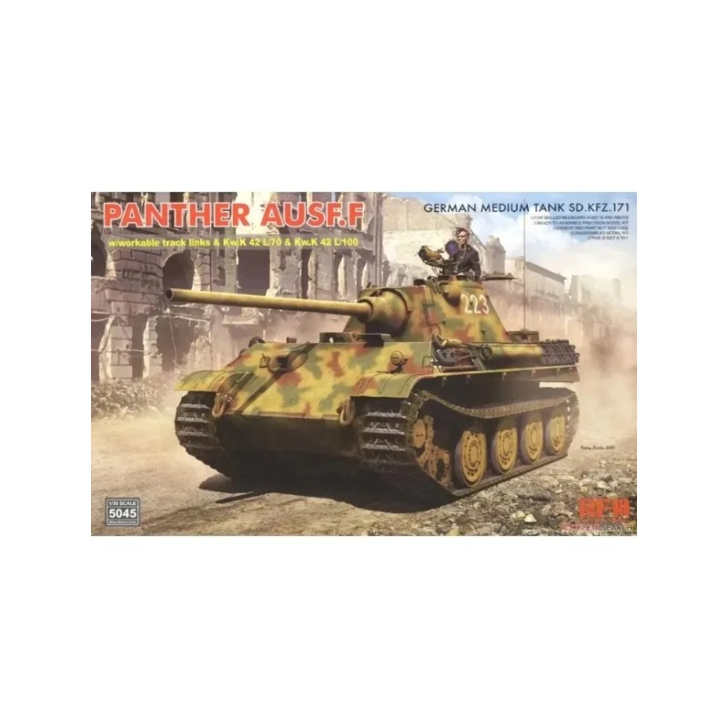 Model Kit Rg - ชุดโมเดลรถถังขนาดกลางเยอรมันรุ่น Ryefield Model RM-5045 Sd. รถถัง
