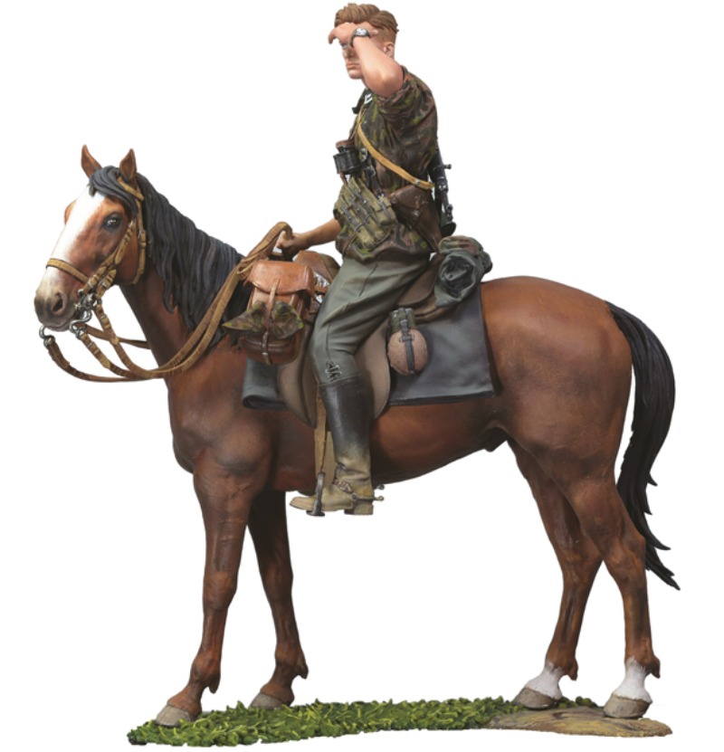 Model Kit Reshiram - 1/16 120 มม.เรซิ่นขนาดชุด WWII Cavalry Warrior