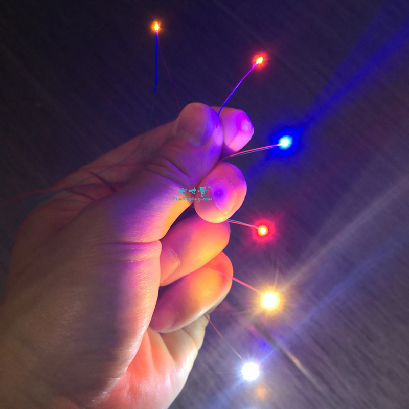Model Kit Gundam - Pre-Wired 3V #0402 SMD LED รุ่นสีขาวเย็น30ซม.สาย