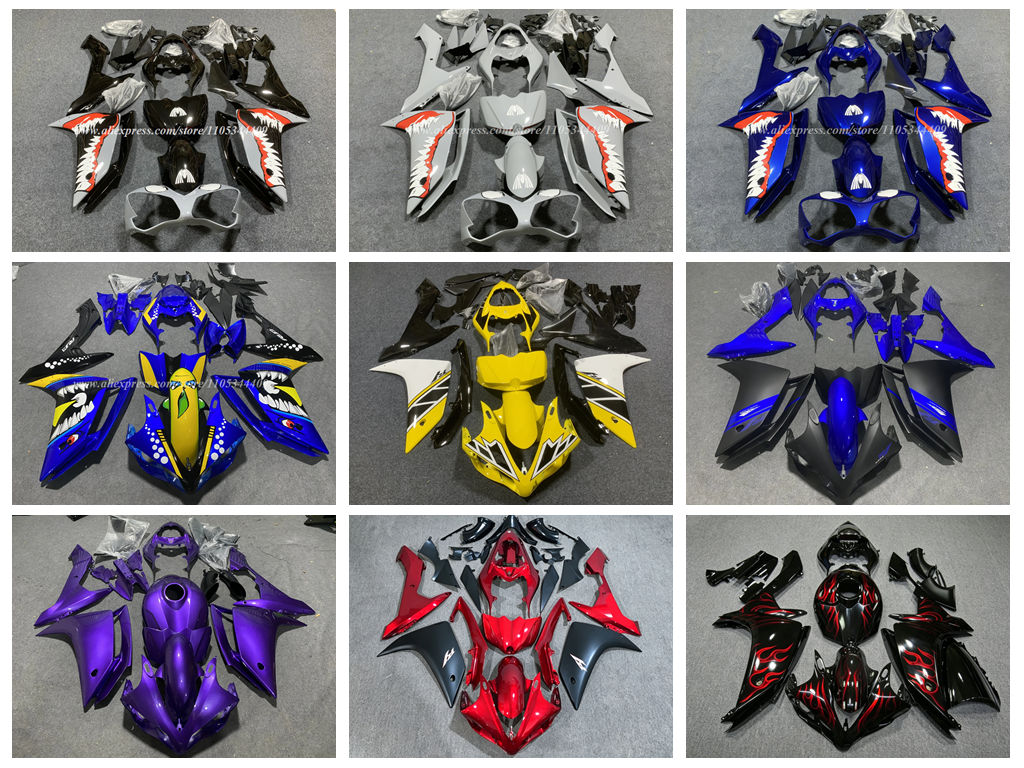 Model Kit Yamaha R1 - 4 ชิ้นของขวัญชุดแผงบังลม ABS ใหม่ - เหมาะสำหรับยามาฮ่า