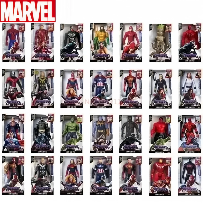 Model Kit Final Fantasy - 2025ร้อน30ซม.MarvelรูปAvengers Endgame Captain JusticeเสียงไฟLed Super Heroตุ๊กตาPvc