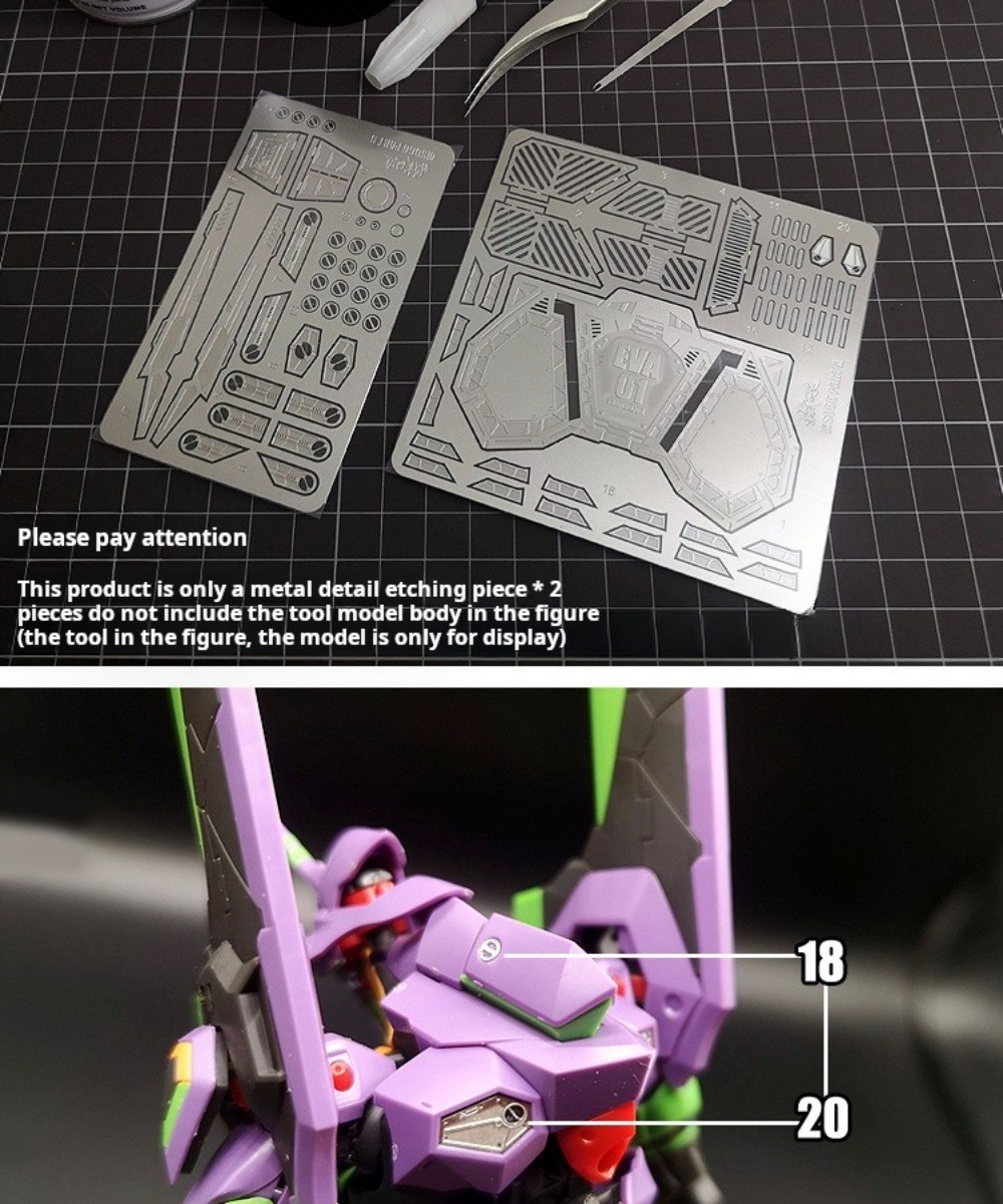 Model Kit Rg - MS066 MSWZ โลหะแกะสลักชิ้นส่วน RG EVA หน่วย