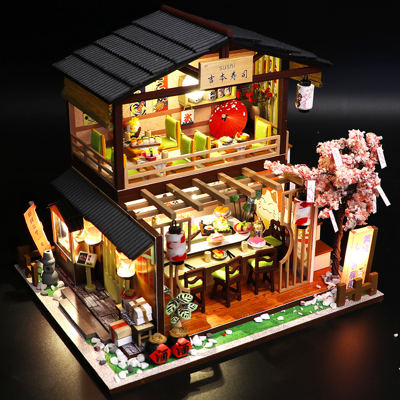 DIY ไม้ Miniature Kit ญี่ปุ่นซ - Model Kit House บทวิจารณ์และราคา