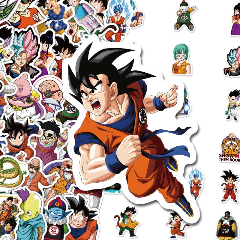 60 ชิ้นอะนิเมะดราก้อนบอลสติกเก - Model Kit Dragon Ball บทวิจารณ์และราคา