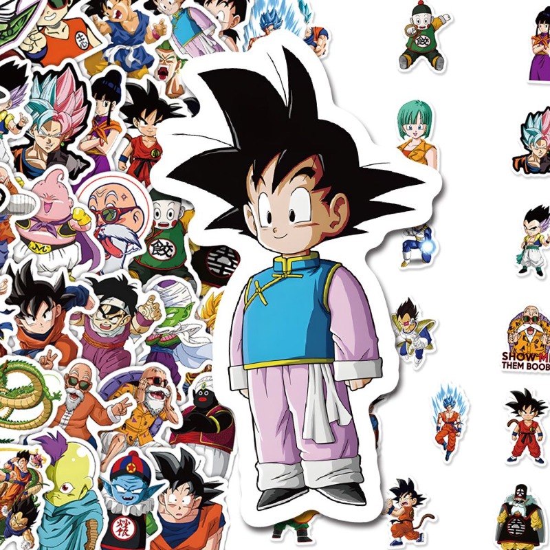 60 ชิ้นอะนิเมะดราก้อนบอลสติกเก - Model Kit Dragon Ball บทวิจารณ์และราคา