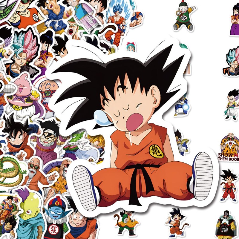 60 ชิ้นอะนิเมะดราก้อนบอลสติกเก - Model Kit Dragon Ball บทวิจารณ์และราคา
