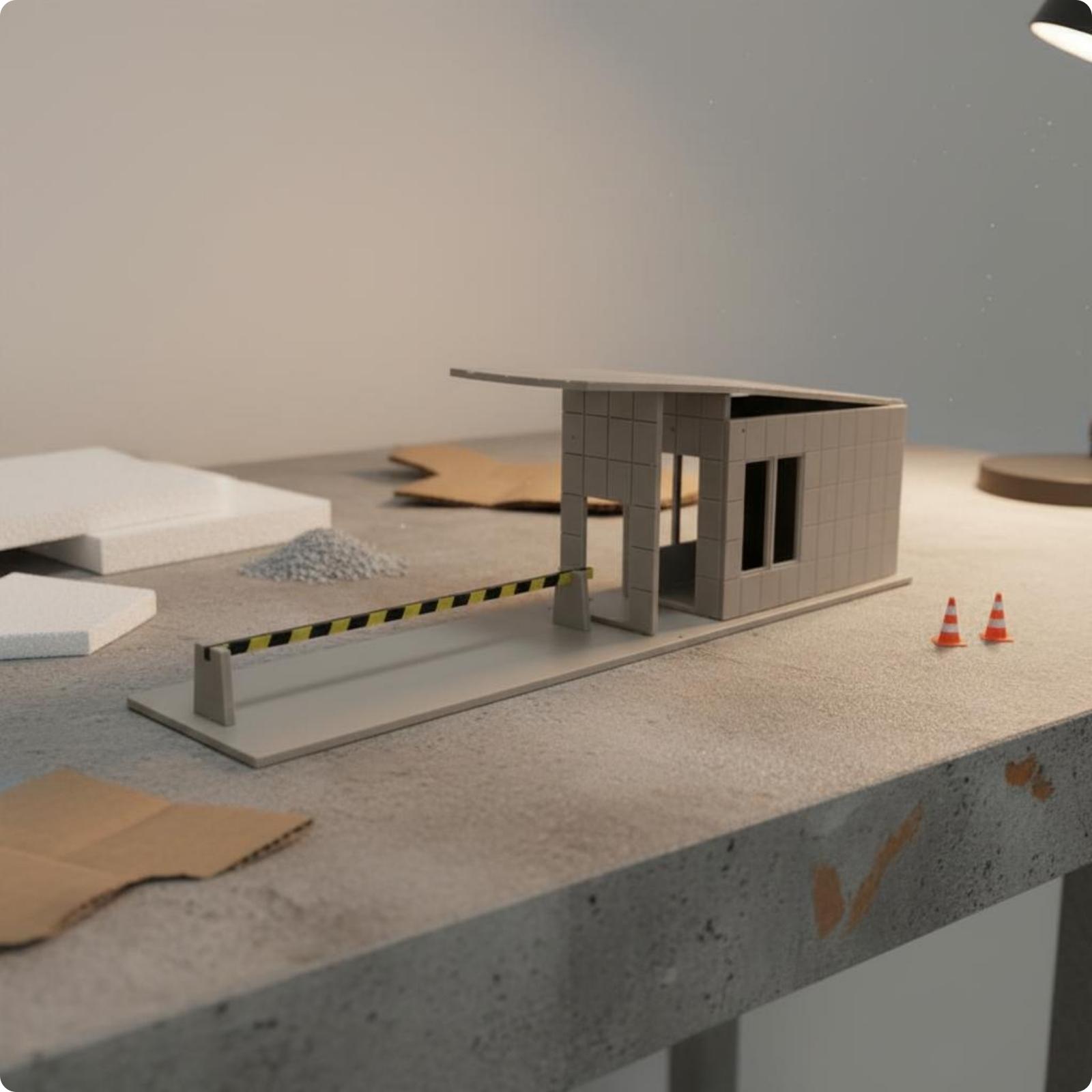 บูธรักษาความปลอดภัย รุ่นไม่ต้อ - Model Kit House บทวิจารณ์และราคา