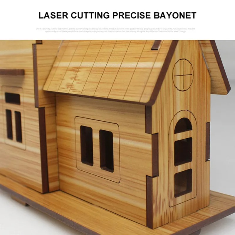 ชุดตัวต่อไม้ 3 มิติ รุ่นบ้านพั - Model Kit House บทวิจารณ์และราคา