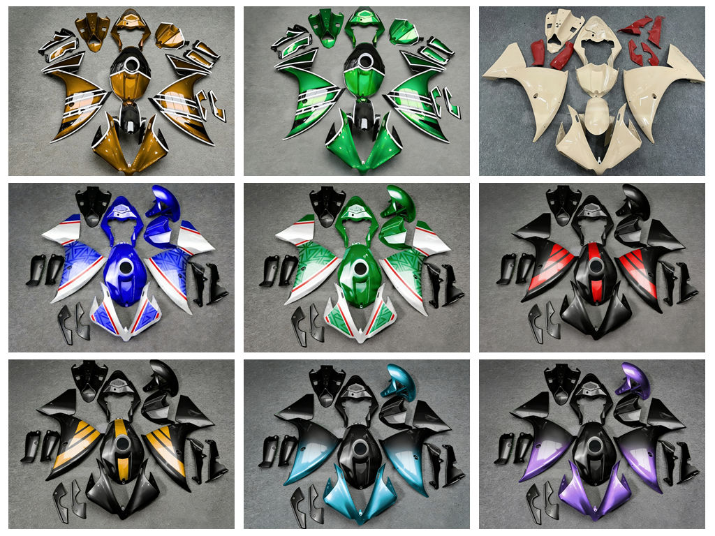 ชุดแผงบังลม ABS ใหม่ 4 ชิ้น -  - Model Kit Yamaha R1 บทวิจารณ์และราคา