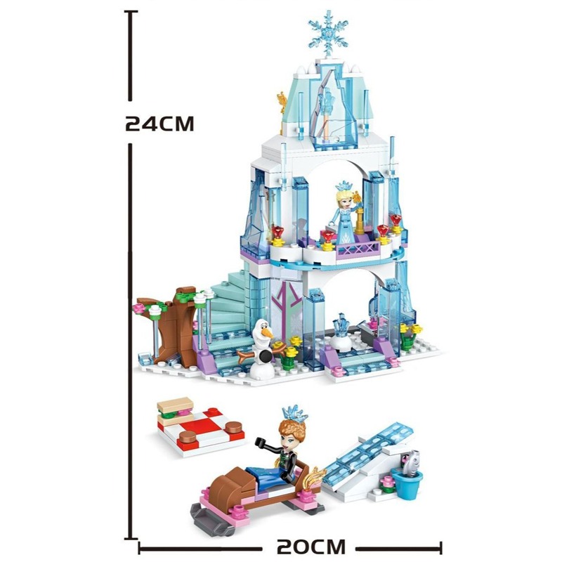 ชุดตัวต่อปราสาทน้ำแข็งเอลซ่า ข - Model Kit House บทวิจารณ์และราคา
